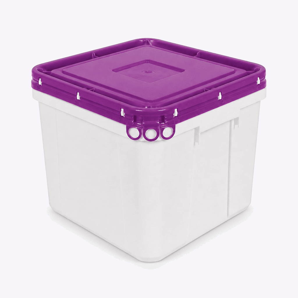 Darbox square industrial packaging container